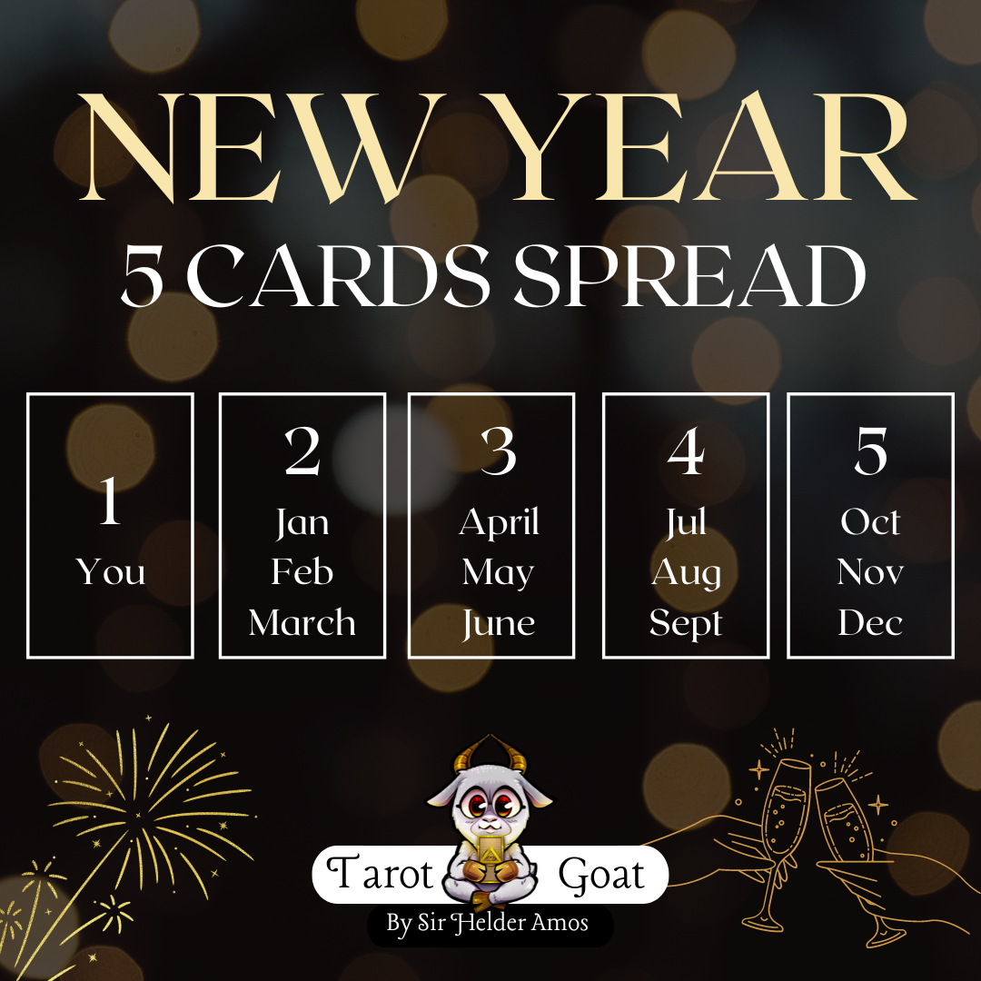 Predict what is coming into your life this new year 2025 with this special Tarot Reading Spread for predicting your future and insights.