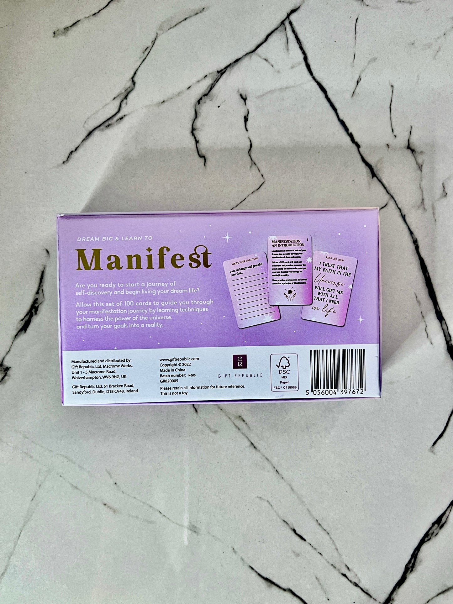 Flash cards for beginners and learning the art of manifestation