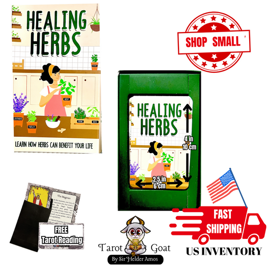 Set of 100 cards to heal naturally