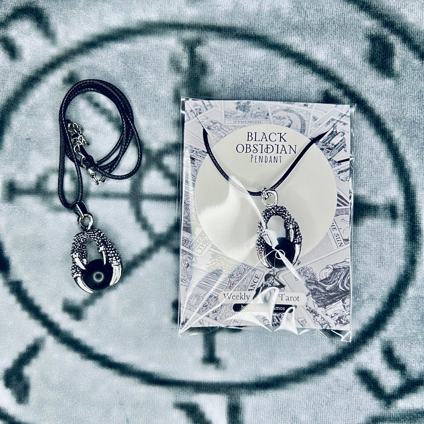 Dragon Claw Black Obsidian Crystal Quartz