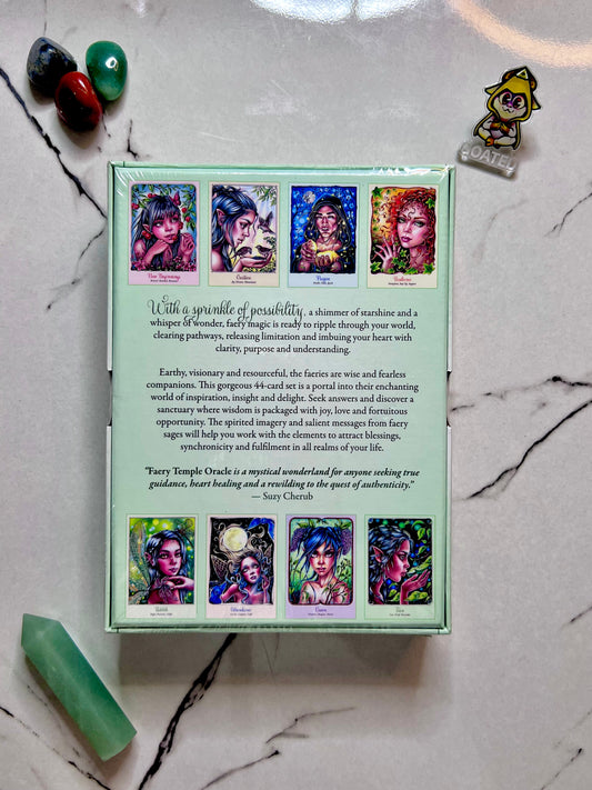 Faery Temple Oracle Cards Deck by Suzy Cherub Christine Karron, Fairy Oracle Cards for Divination