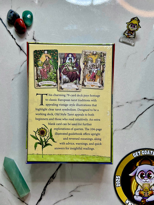 Old Style Tarot Deck by Alexander Ray, Vintage European Style Tarot Cards for Divination