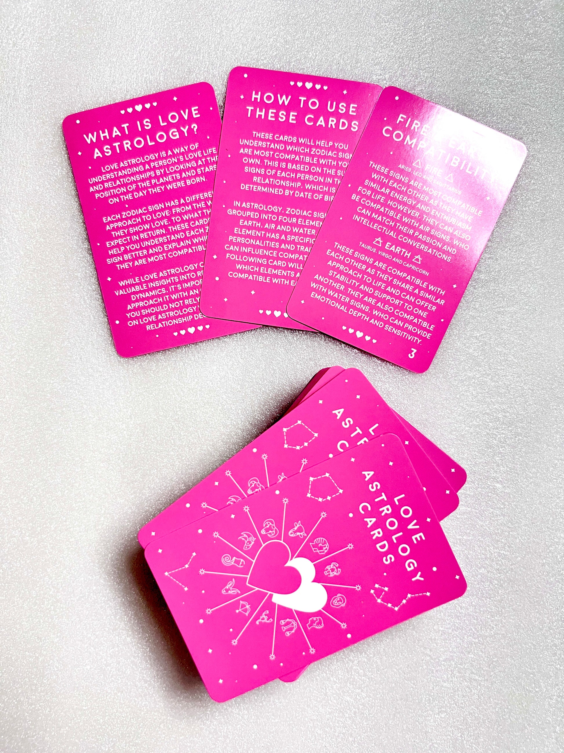 Love Astrology Cards to help you with your relationships