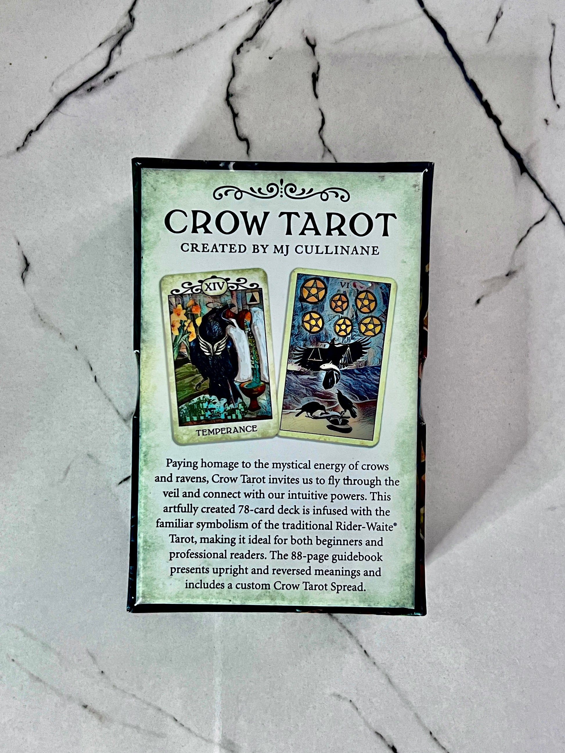 Crow Tarot Deck with instructions fast shipping free in the US