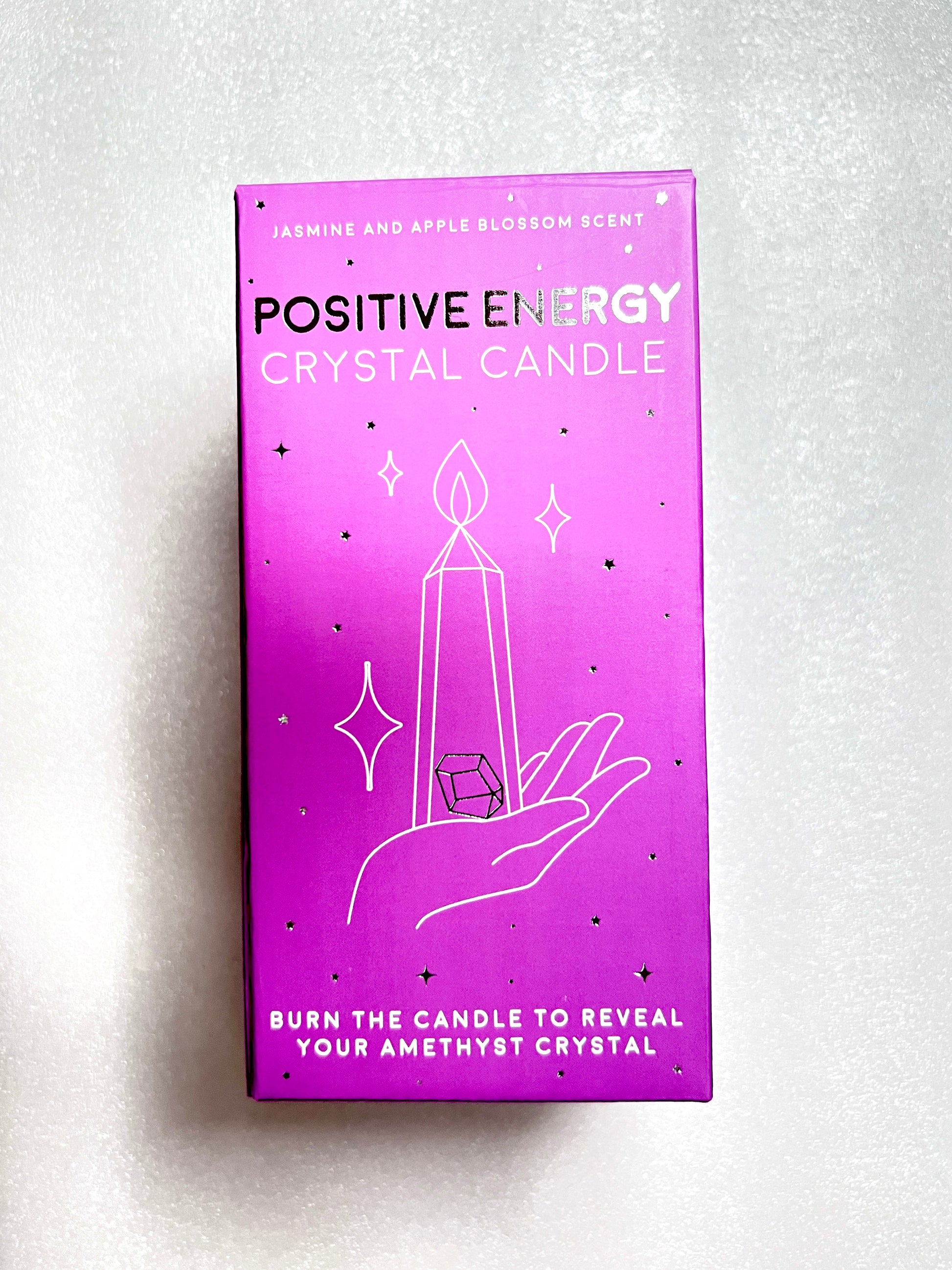 Burn the Candle to reveal your Amethyst Crystal for good vibes