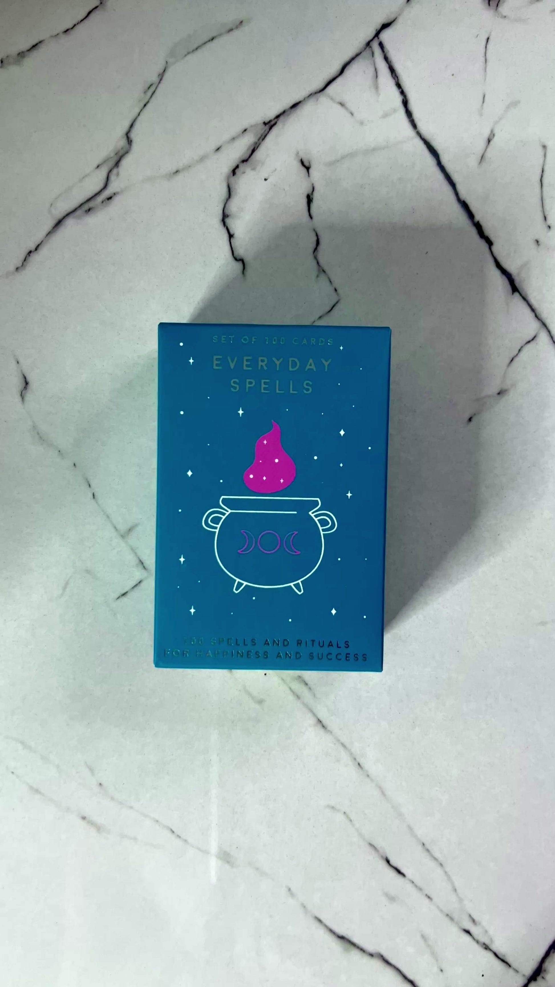 Everyday Spells Set of 100 Cards with Easy Spells for beginners unboxing