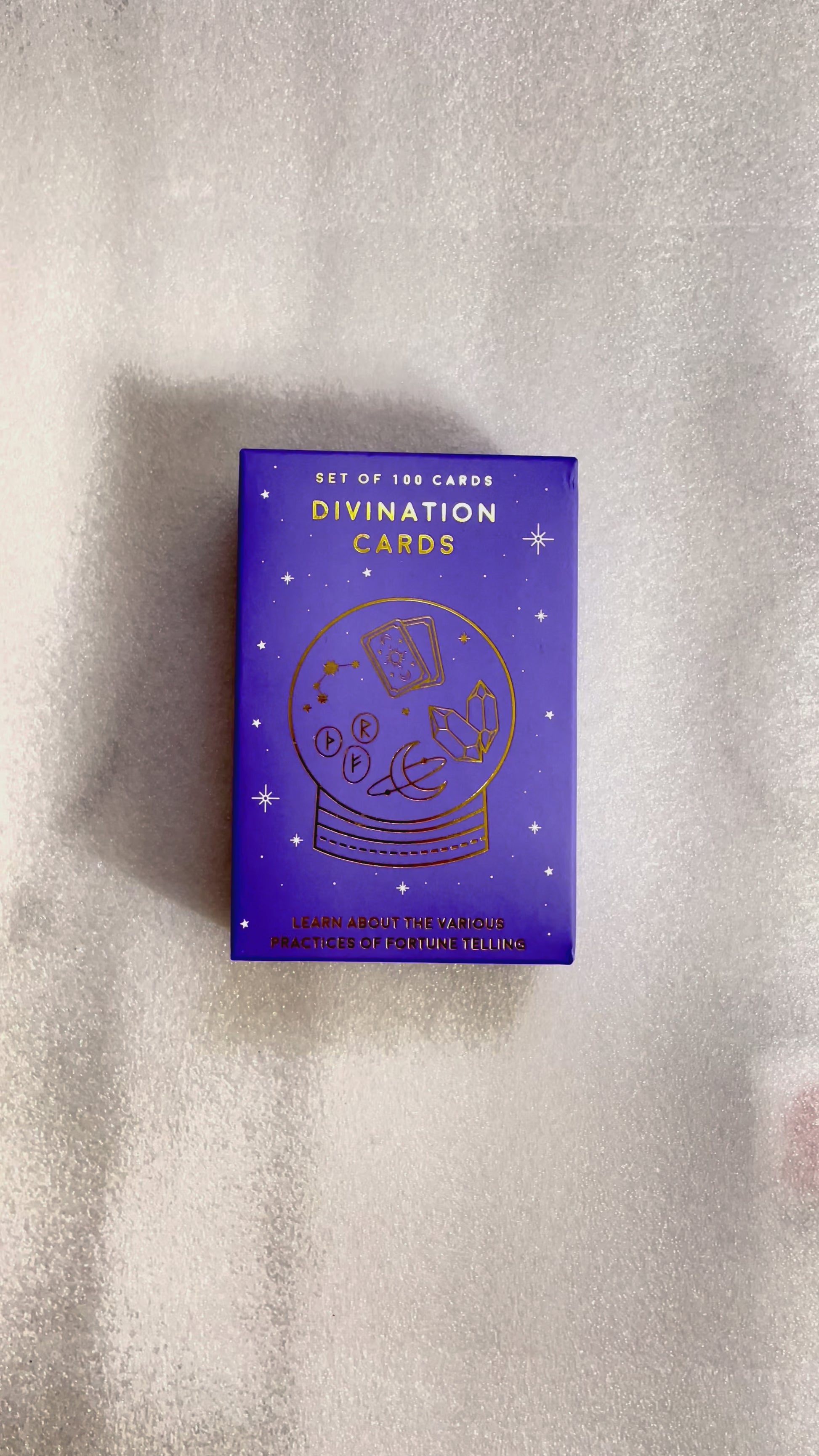 ASMR Unboxing the Divination Cards to learn about different fortune telling and spiritual practices Tarot Reading, Runes, Palm Reading, Tea Leaf Reading