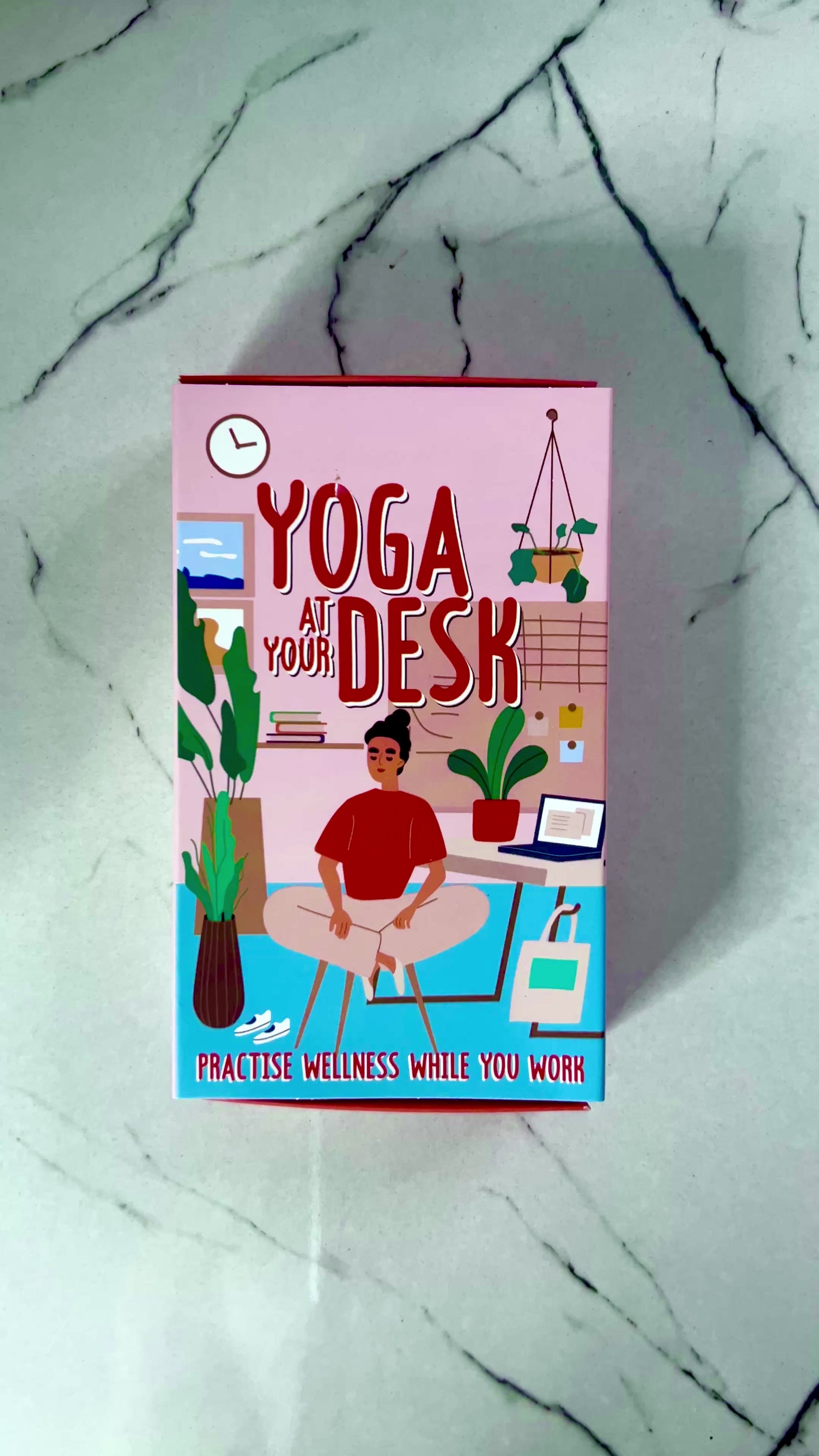 Yoga at your desk cards unboxing video