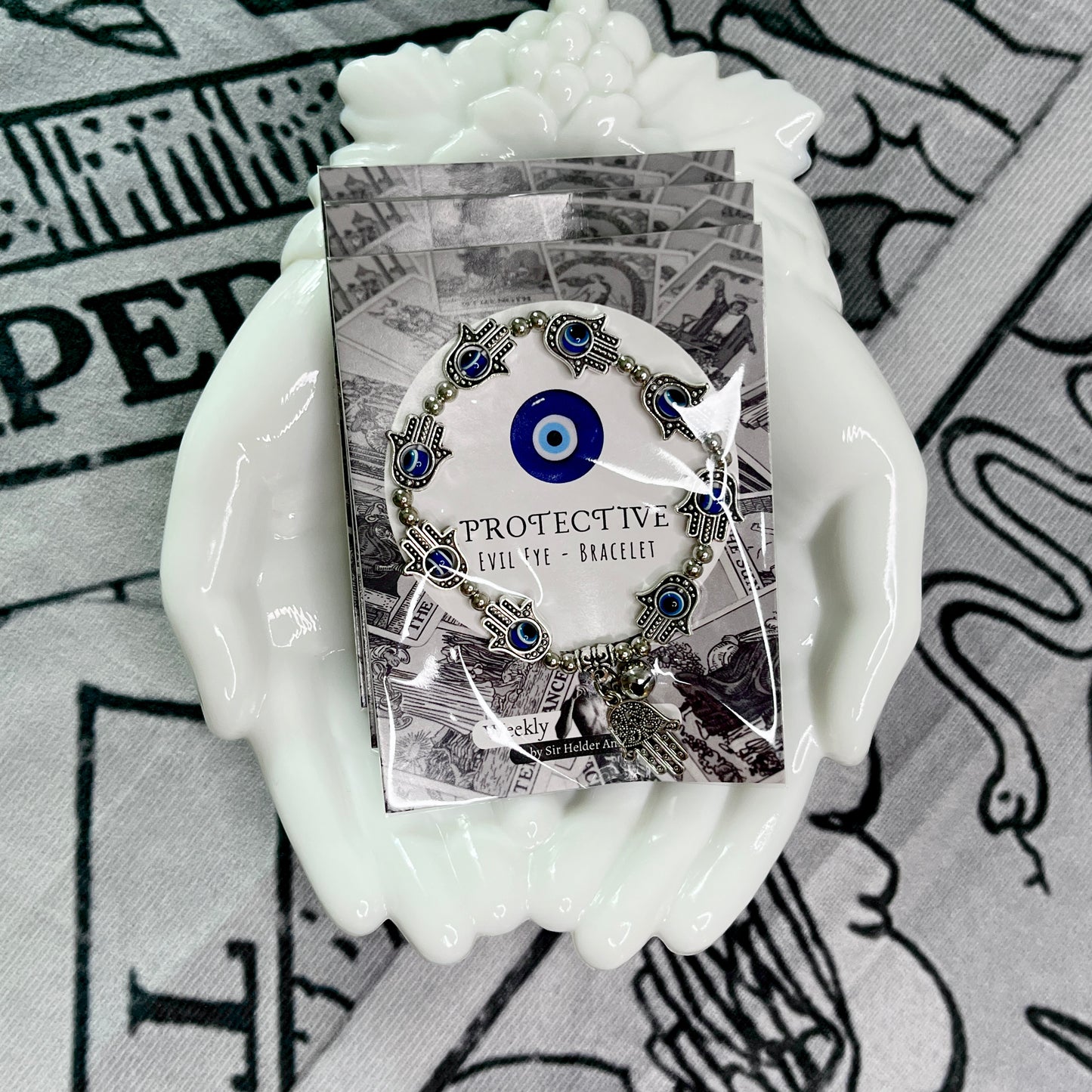 Campana Campana Mal de Ojo con Pulsera Mano Hamsa