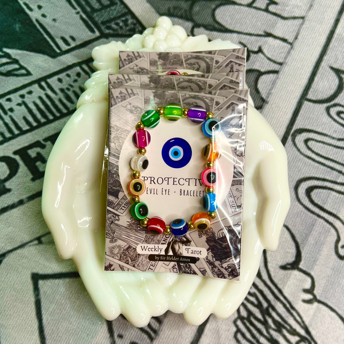 Colored Beads Evil Eye Bracelet