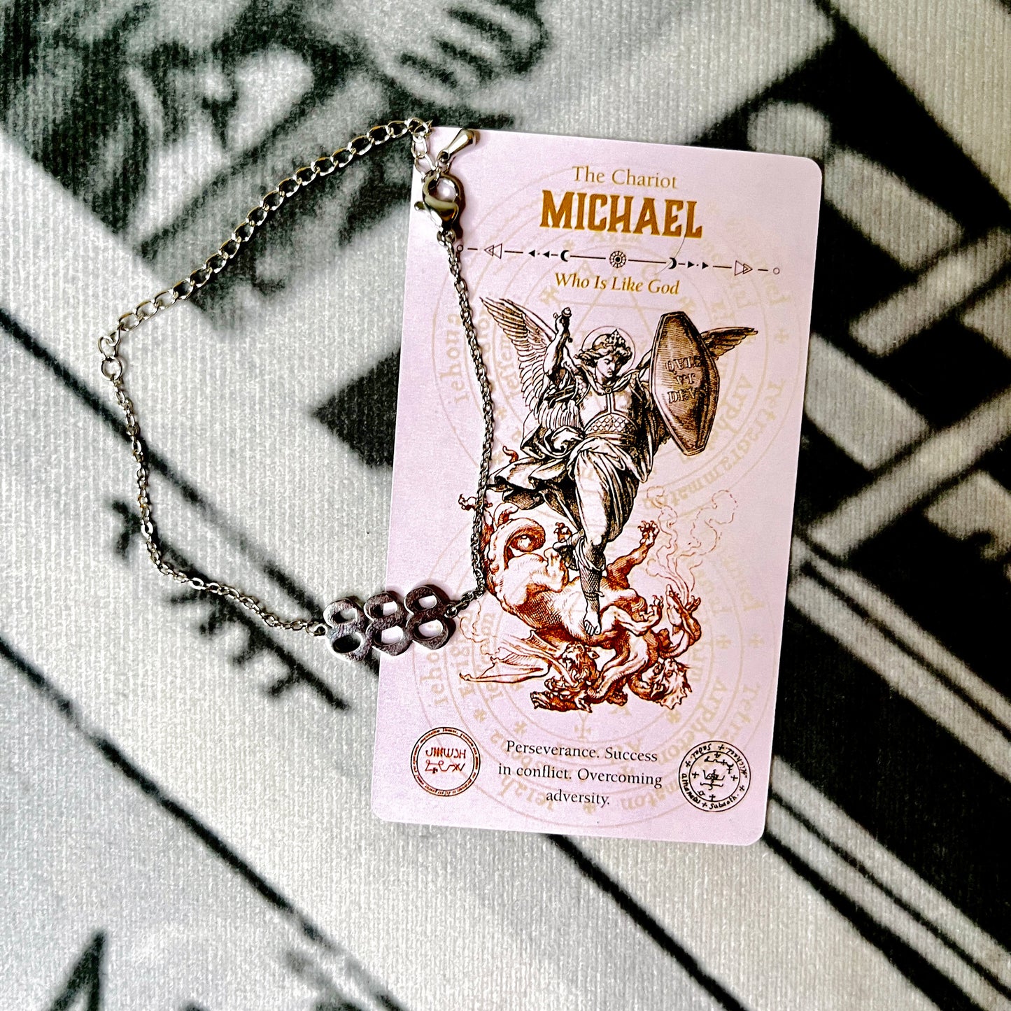 888 Angel Number ~ Stainless Steel Bracelet