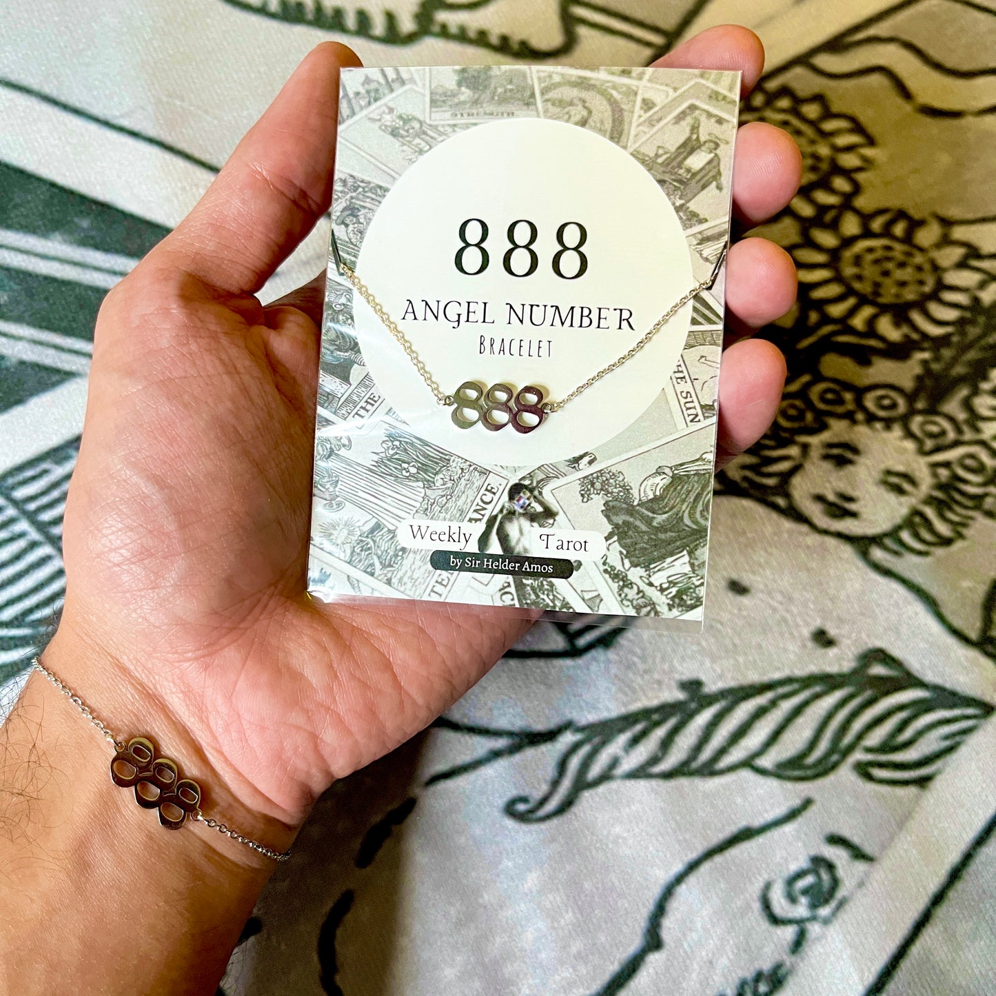 888 Angel Number ~ Stainless Steel Bracelet