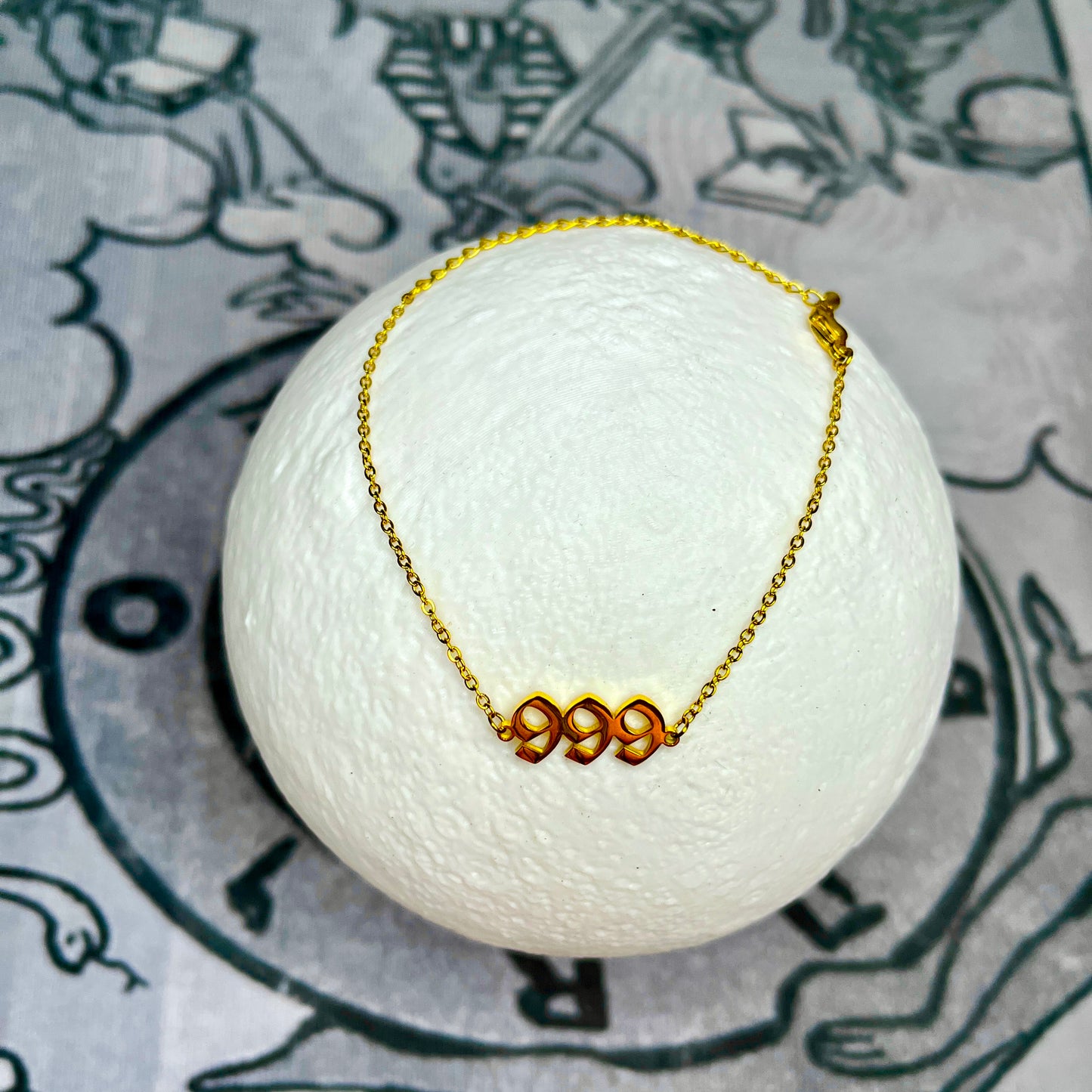 999 Angel Number ~ Stainless Steel Bracelet