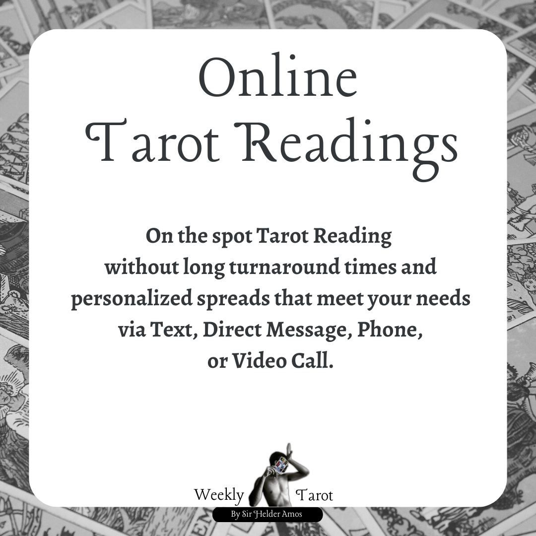 Personalized Same Day Online Tarot Reading on the Spot - Via Text Or Direct Message.