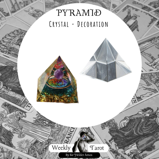 Crystal Pyramid Energy Enhancing Home Decor