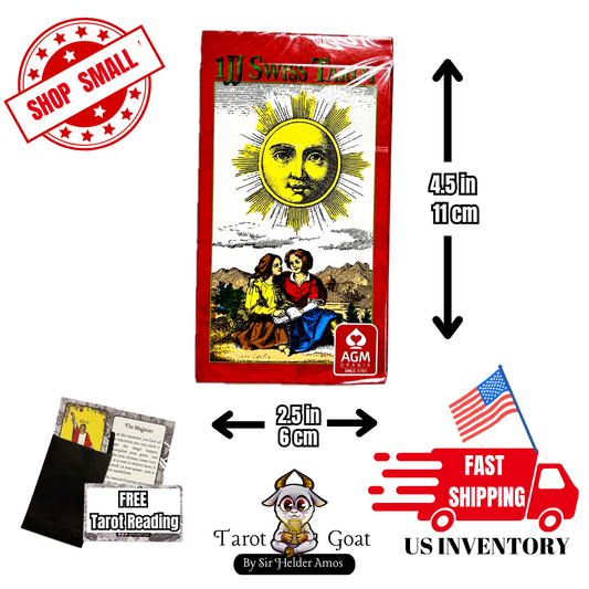 Free Shipping For 1JJ Swiss Tarot Deck