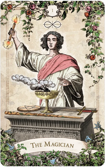 Old Style Tarot Deck by Alexander Ray, Vintage European Style Tarot Cards for Divination
