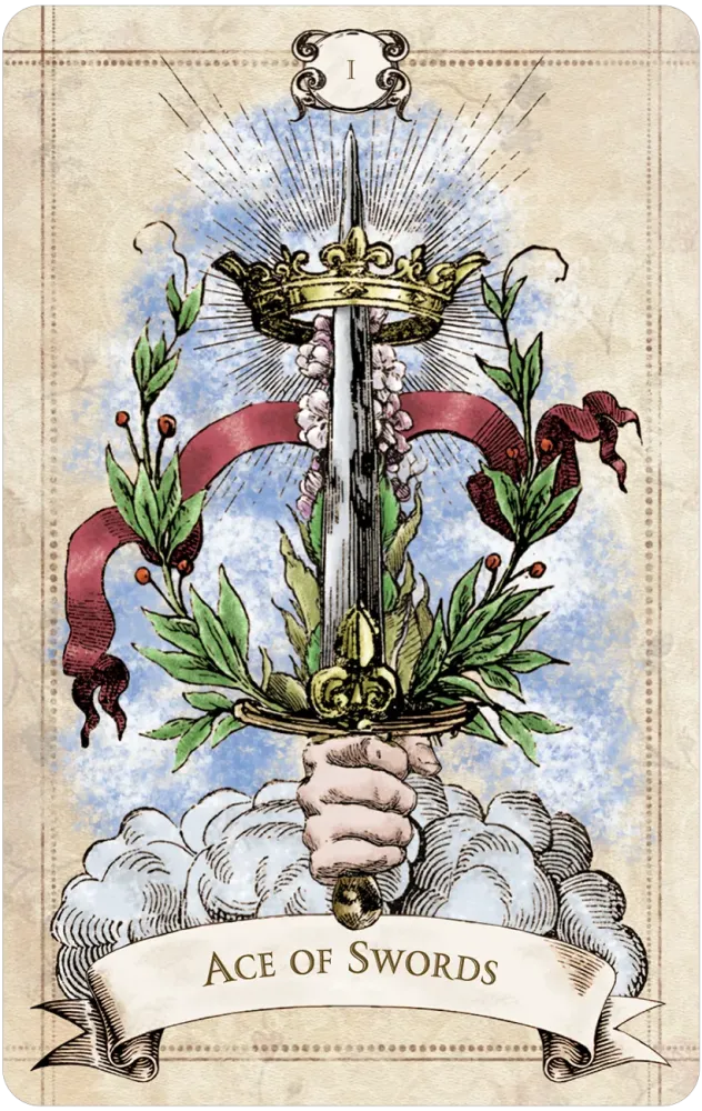 Old Style Tarot Deck by Alexander Ray, Vintage European Style Tarot Cards for Divination