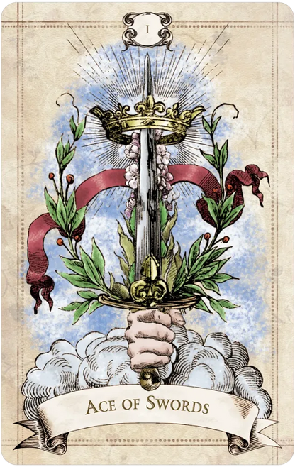 Old Style Tarot Deck by Alexander Ray, Vintage European Style Tarot Cards for Divination