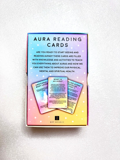 Deck of cards to learn about Auras and their meanings.