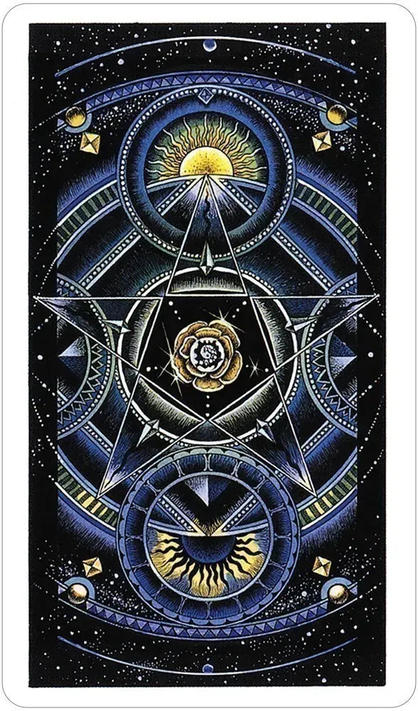 Cosmic Tarot Deck by Norbert Losche, Vintage Tarot Cards for Divination