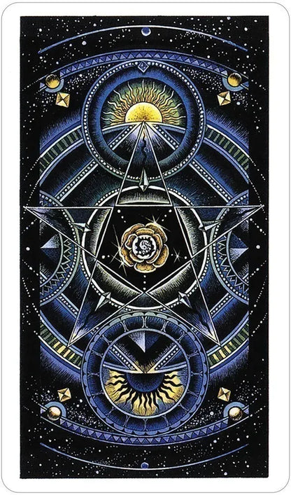 Cosmic Tarot Deck by Norbert Losche, Vintage Tarot Cards for Divination