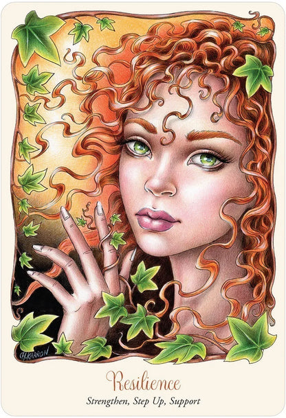 Faery Temple Oracle Cards Deck by Suzy Cherub Christine Karron, Fairy Oracle Cards for Divination