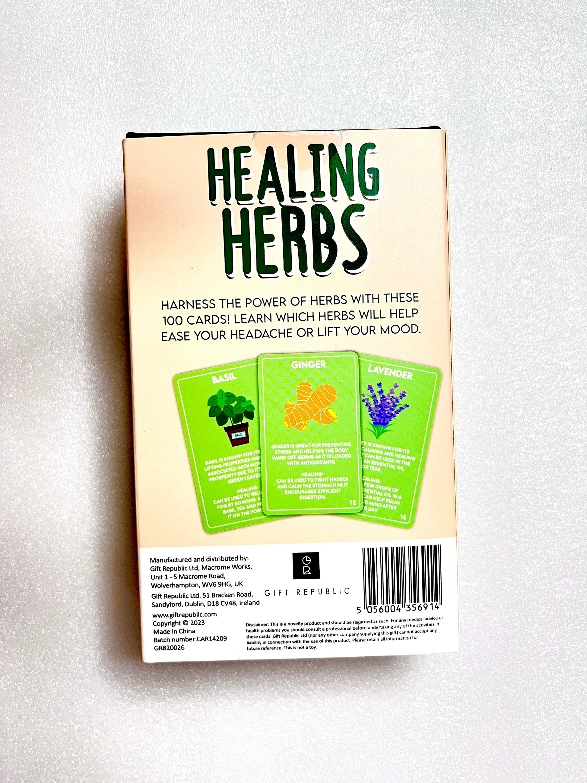 harness the power of herbs with these 100 cards! learn which herbs will help ease your headache or lift your mood