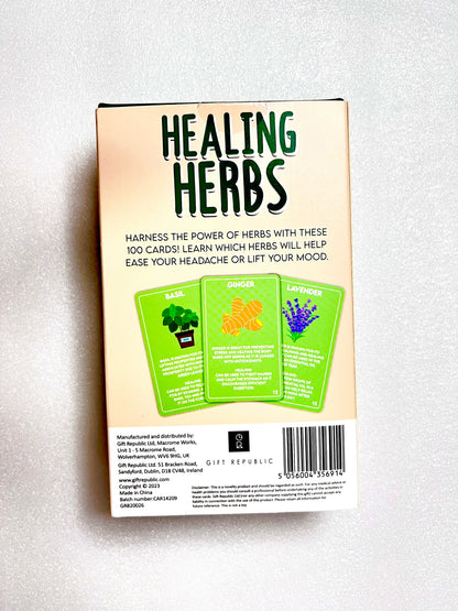 harness the power of herbs with these 100 cards! learn which herbs will help ease your headache or lift your mood