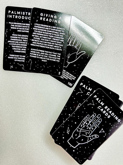 Palm readings / palmistry learning flash cards for beginners free fast shipping in the us