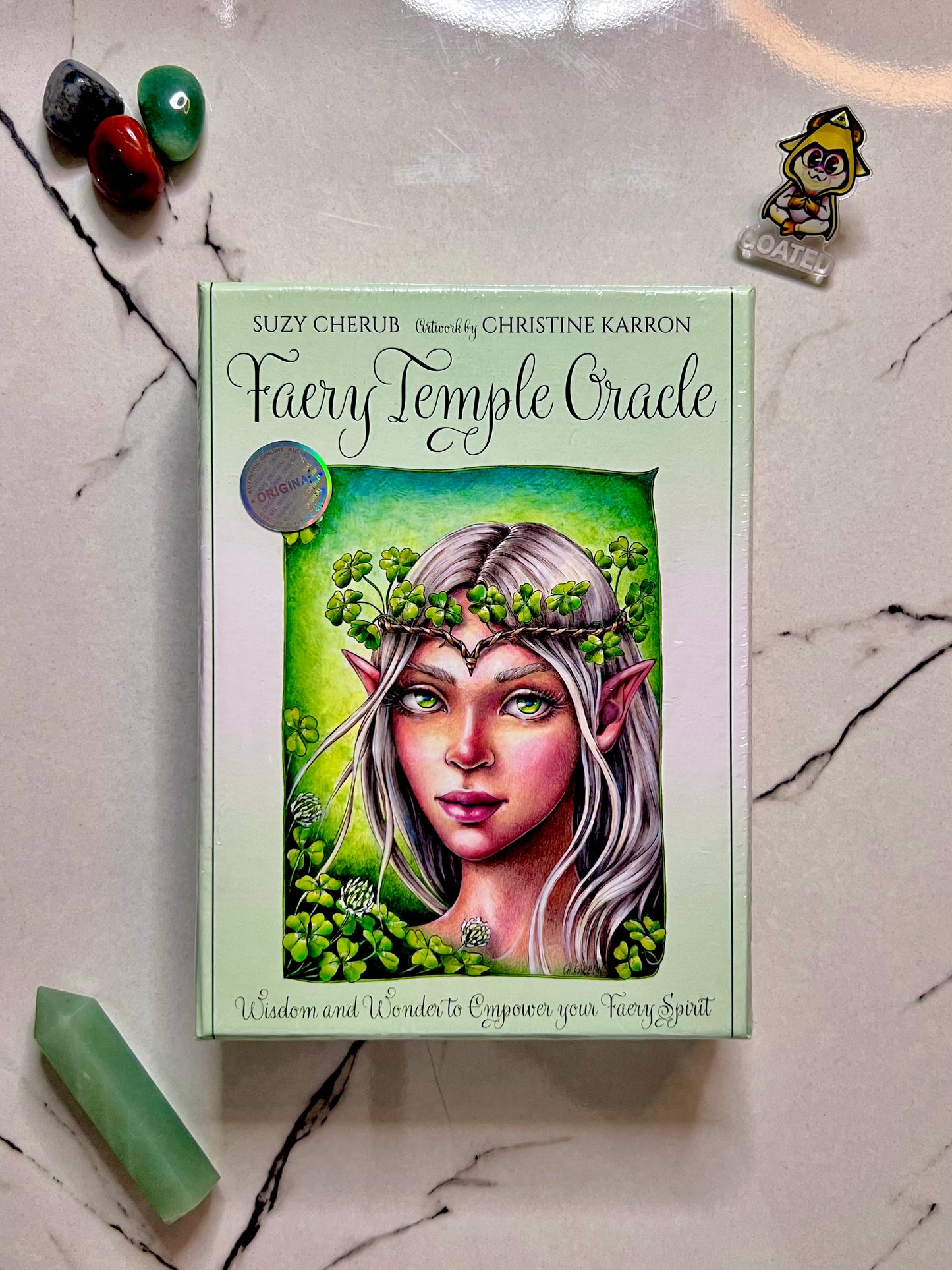 Faery Temple Oracle Cards Deck by Suzy Cherub Christine Karron, Fairy Oracle Cards for Divination
