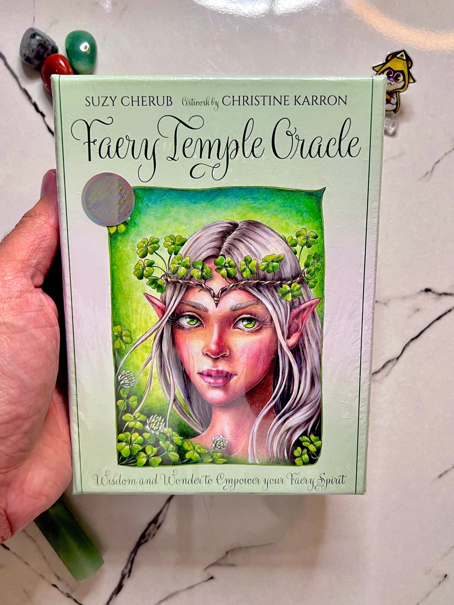 Faery Temple Oracle Cards Deck by Suzy Cherub Christine Karron, Fairy Oracle Cards for Divination