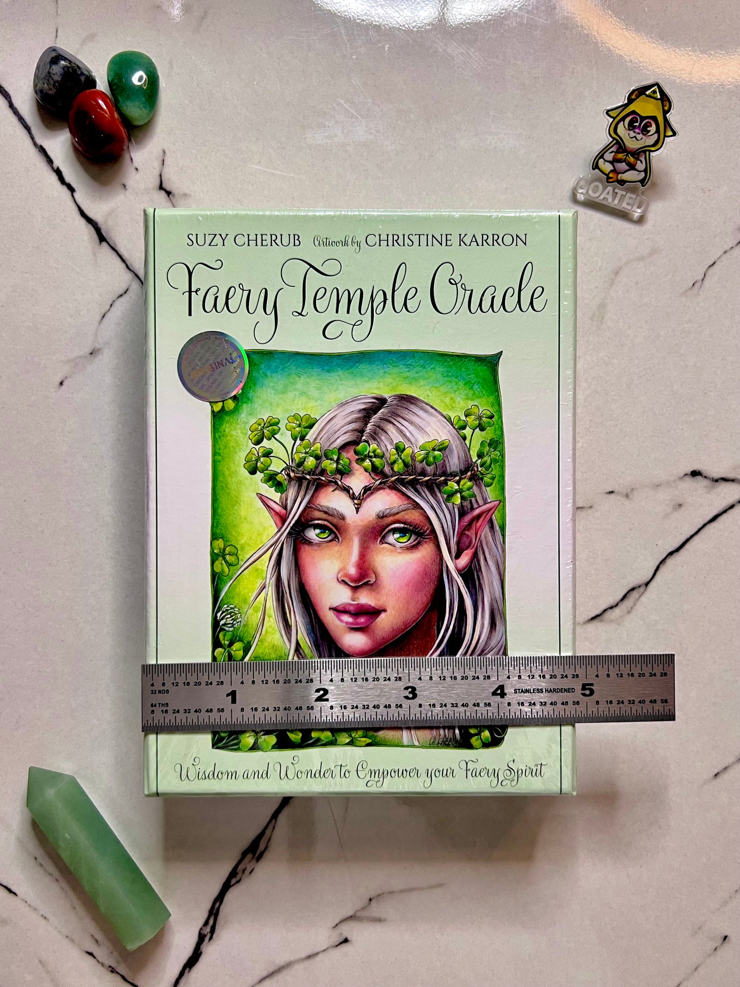 Faery Temple Oracle Cards Deck by Suzy Cherub Christine Karron, Fairy Oracle Cards for Divination