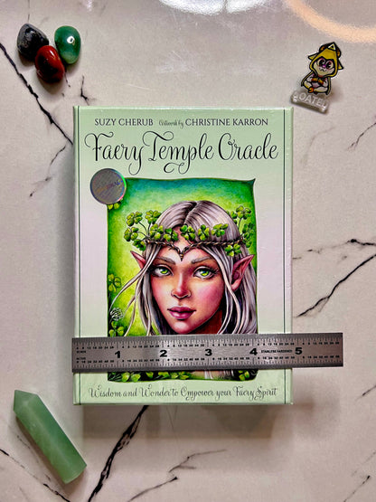Faery Temple Oracle Cards Deck by Suzy Cherub Christine Karron, Fairy Oracle Cards for Divination