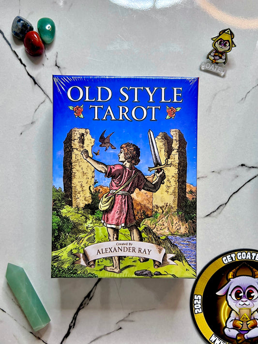 Old Style Tarot Deck by Alexander Ray, Vintage European Style Tarot Cards for Divination