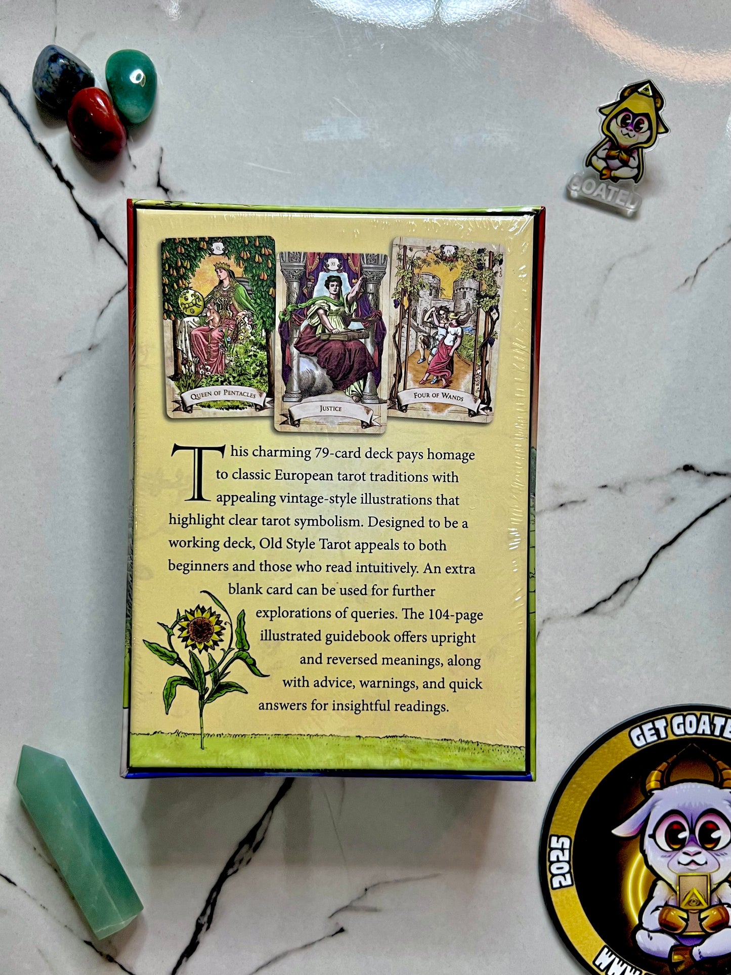 Old Style Tarot Deck by Alexander Ray, Vintage European Style Tarot Cards for Divination