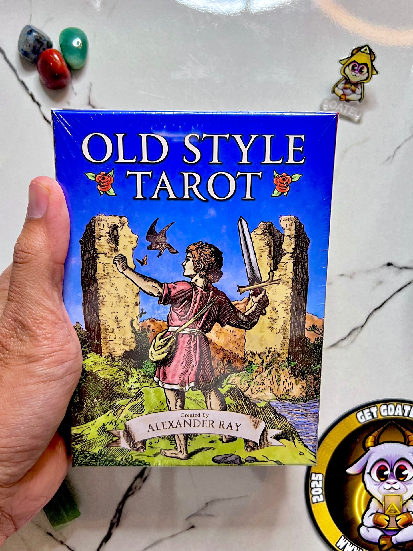 Old Style Tarot Deck by Alexander Ray, Vintage European Style Tarot Cards for Divination