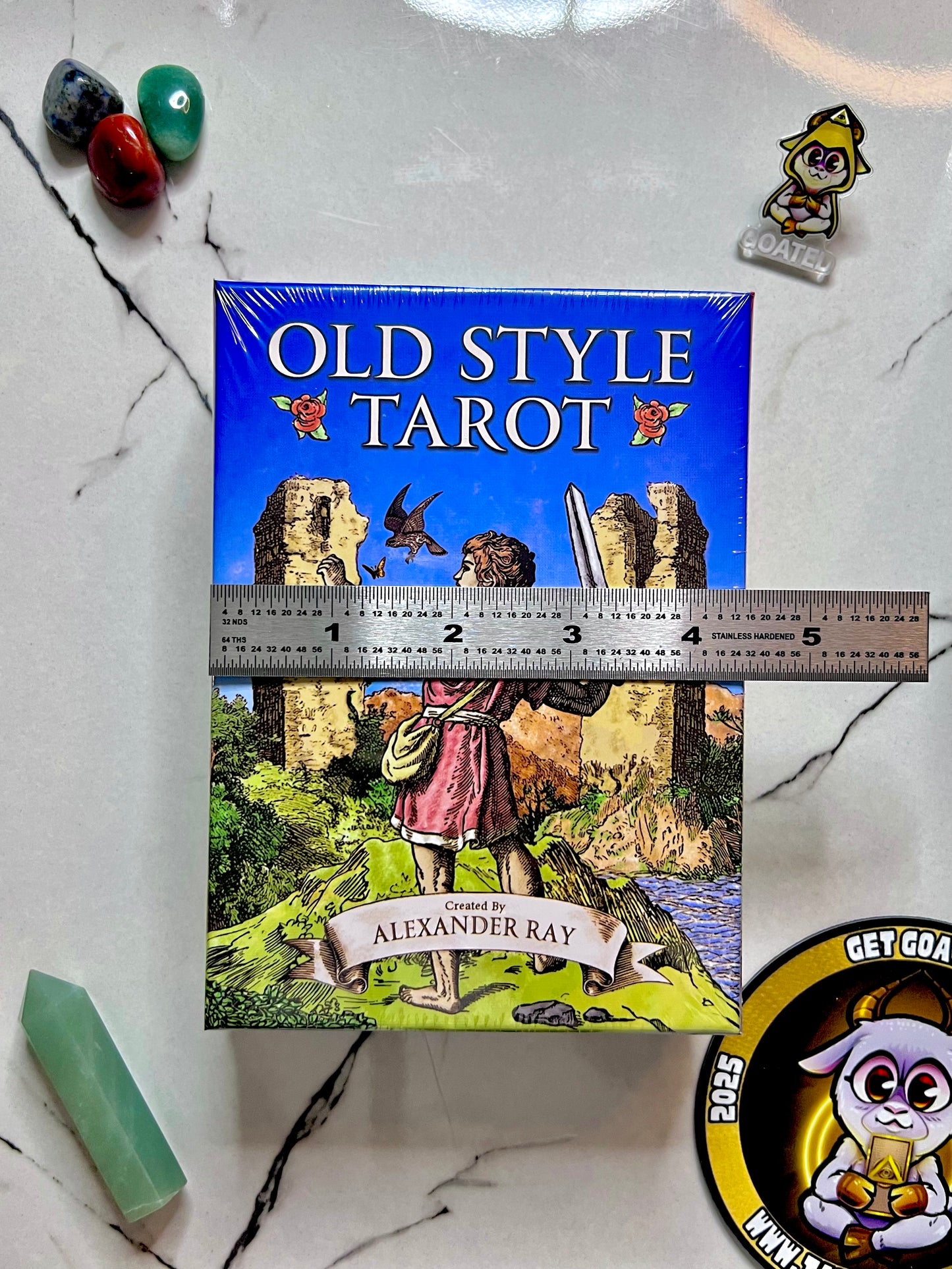 Old Style Tarot Deck by Alexander Ray, Vintage European Style Tarot Cards for Divination