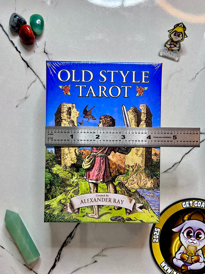 Old Style Tarot Deck by Alexander Ray, Vintage European Style Tarot Cards for Divination