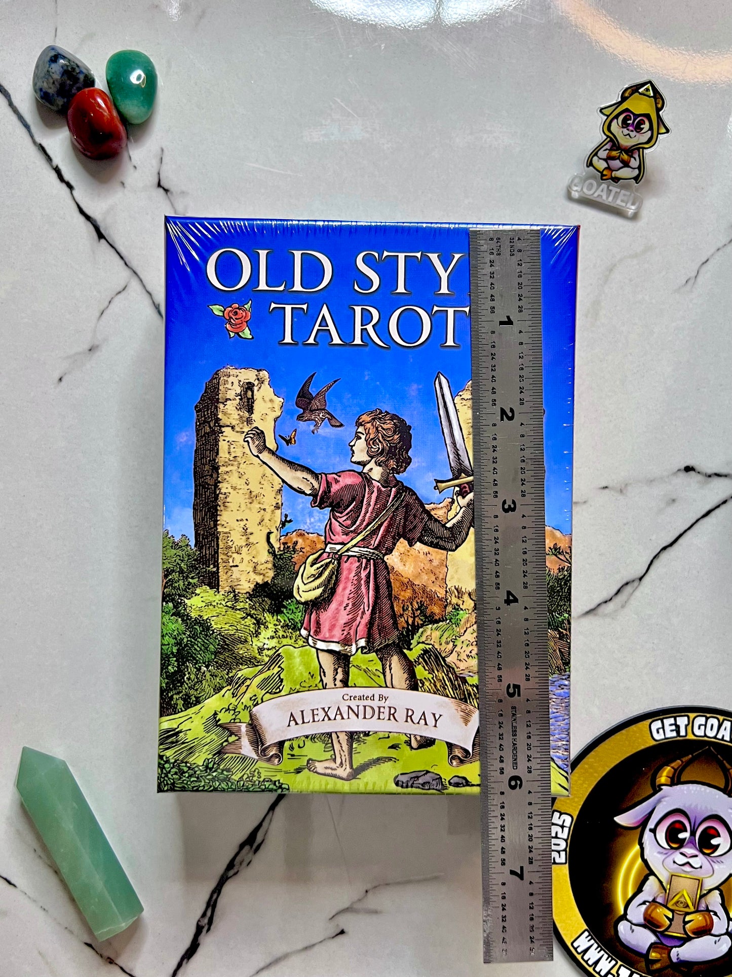 Old Style Tarot Deck by Alexander Ray, Vintage European Style Tarot Cards for Divination