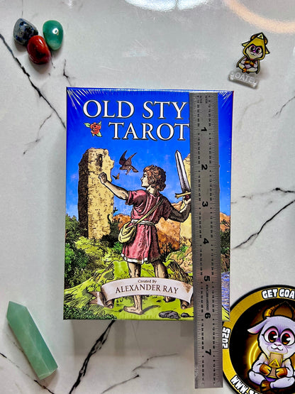 Old Style Tarot Deck by Alexander Ray, Vintage European Style Tarot Cards for Divination
