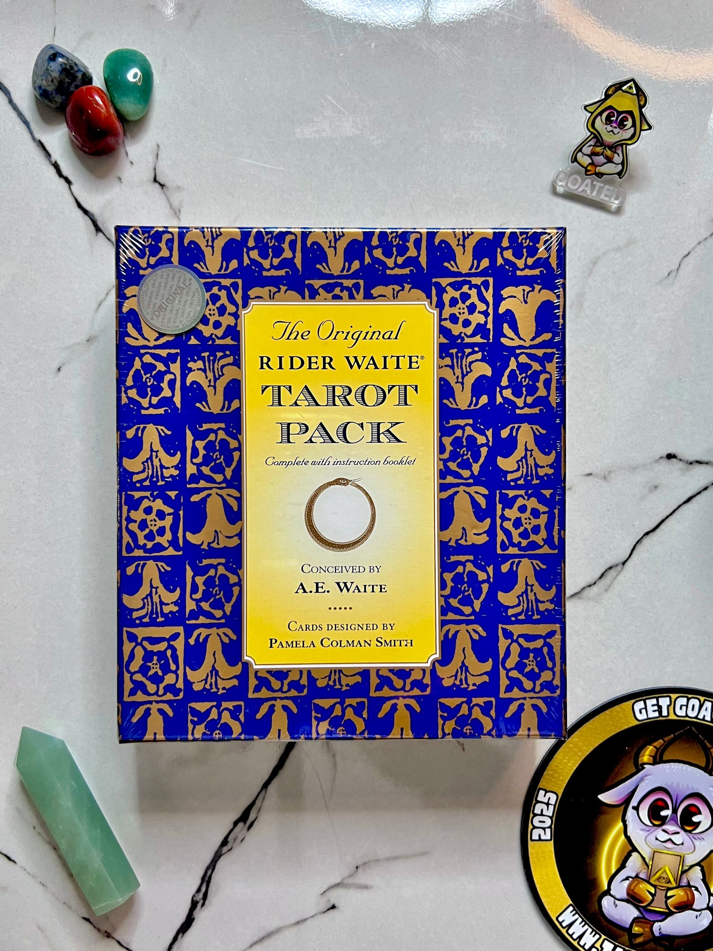 Original Rider Waite Tarot Pack Deck by AE Waite Pamela Colman Smith, Classic Tarot Cards for Divination, Witchy Gift, Spiritual Guidance