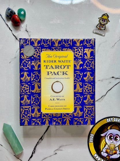 Original Rider Waite Tarot Pack Deck by AE Waite Pamela Colman Smith, Classic Tarot Cards for Divination, Witchy Gift, Spiritual Guidance
