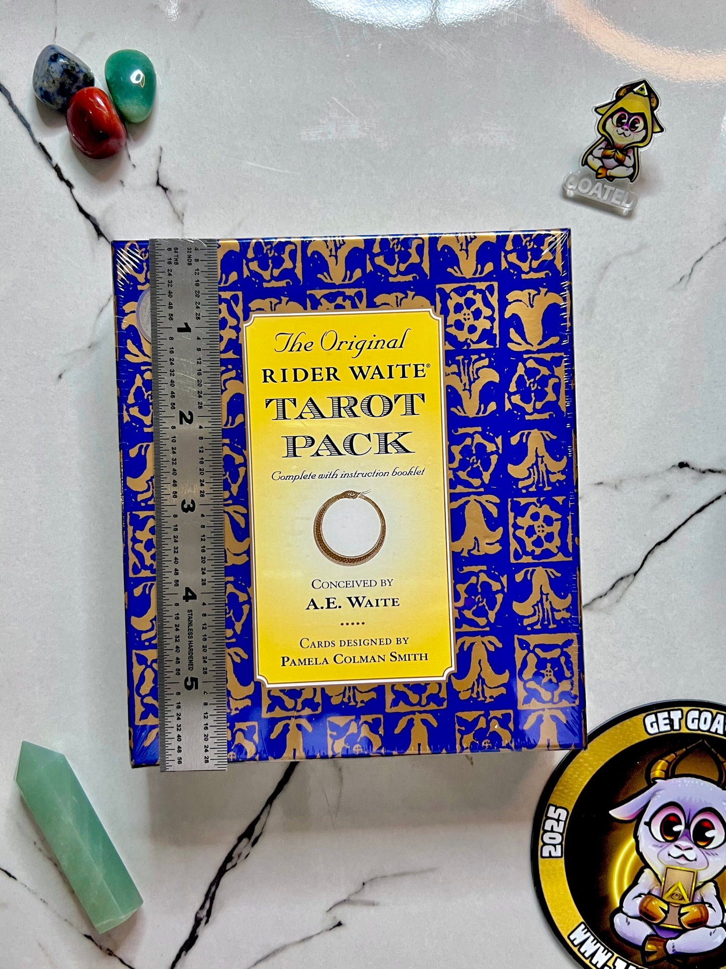 Original Rider Waite Tarot Pack Deck by AE Waite Pamela Colman Smith, Classic Tarot Cards for Divination, Witchy Gift, Spiritual Guidance