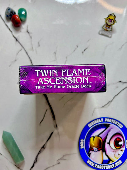 Twin Flame Ascension Take Me Home Oracle Deck by Dr Harmony Illustrated by Tatiana Hassan, Love Oracle Cards,