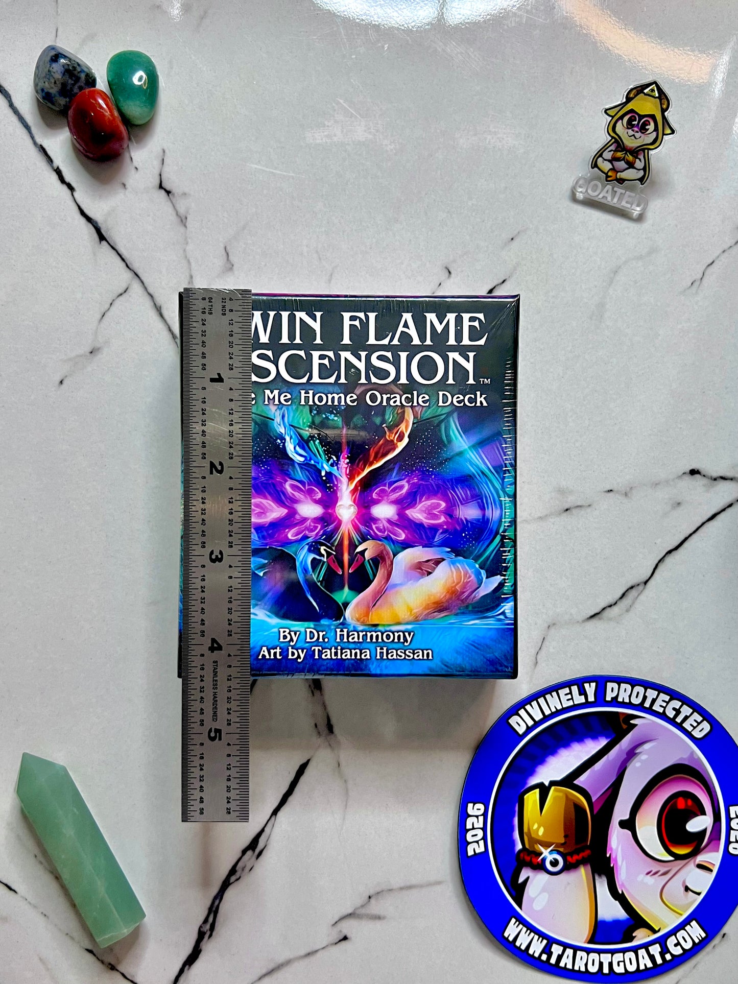 Twin Flame Ascension Take Me Home Oracle Deck by Dr Harmony Illustrated by Tatiana Hassan, Love Oracle Cards,