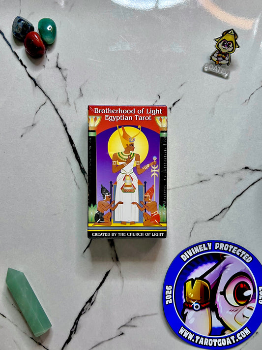 Brotherhood of Light Egyptian Tarot Deck Church of Light, Egyptian Tarot Cards for Spiritual Guidance