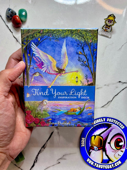 Find Your Light Inspiration Deck by Sara Burrier US Games, Fairy Oracle Cards for Spiritual Healing