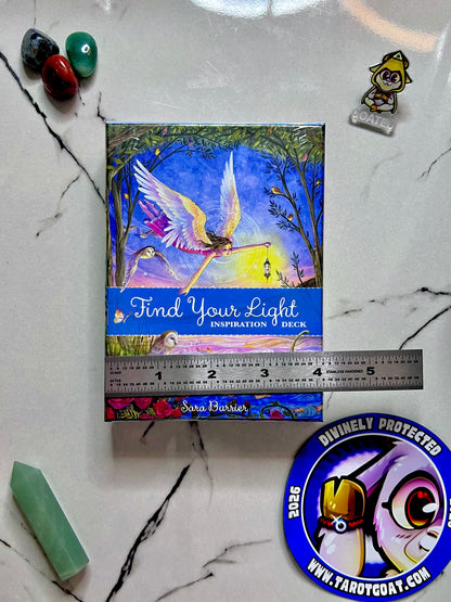 Find Your Light Inspiration Deck by Sara Burrier US Games, Fairy Oracle Cards for Spiritual Healing