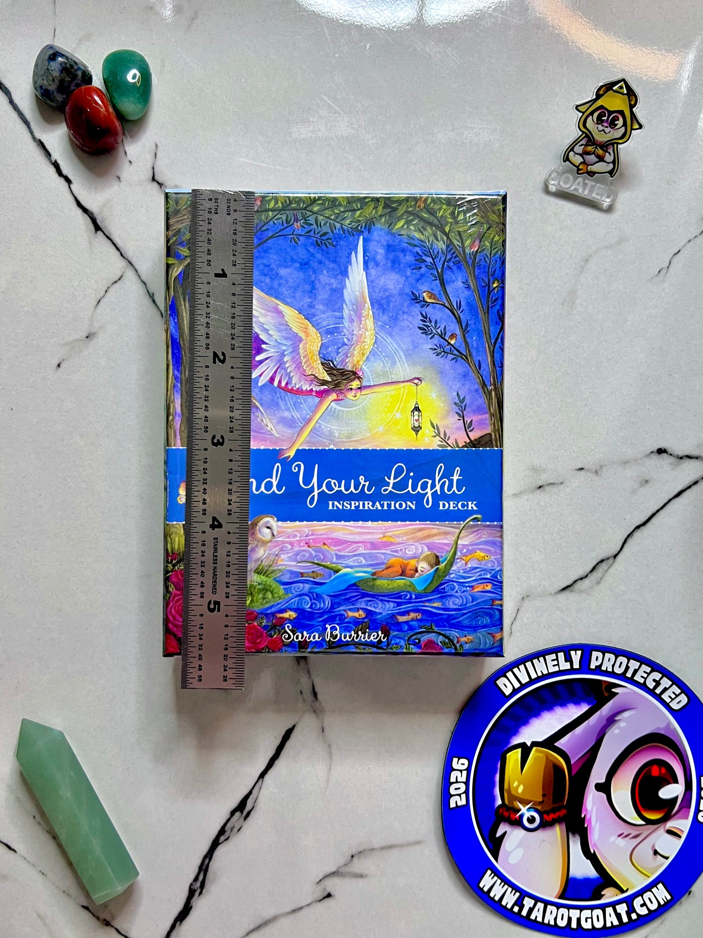 Find Your Light Inspiration Deck by Sara Burrier US Games, Fairy Oracle Cards for Spiritual Healing